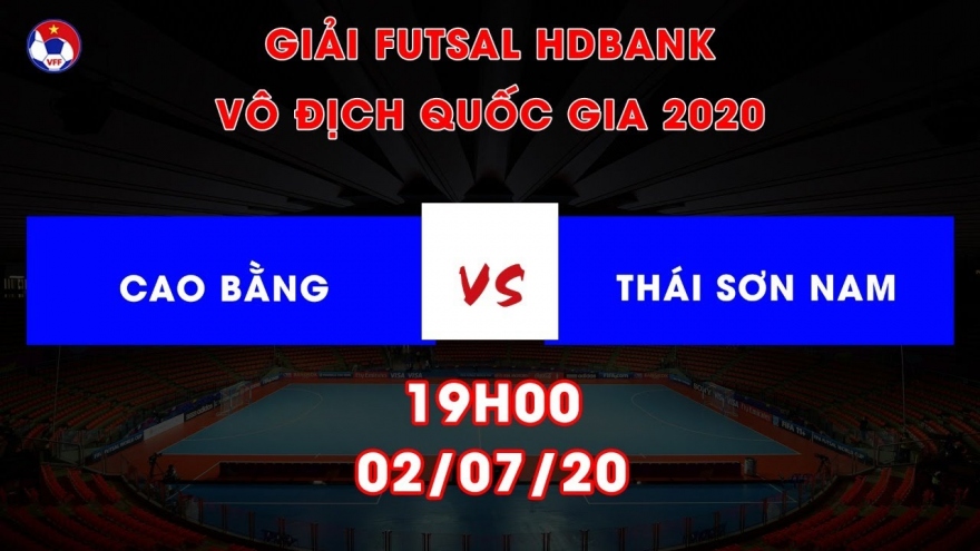 Xem trực tiếp Cao Bằng - Thái Sơn Nam Giải Futsal HDBank VĐQG 2020